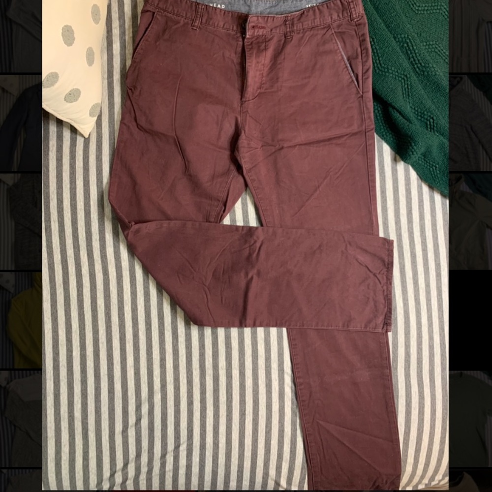 Maroon Pants- California Republic